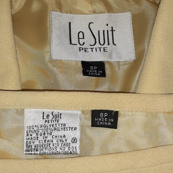 LE SUIT PETITE 2 PIECE SKIRT SET BUSINESS/DINNER/CHURCH/EVENING WOMEN'S SIZE 8P - Picture 10 of 10